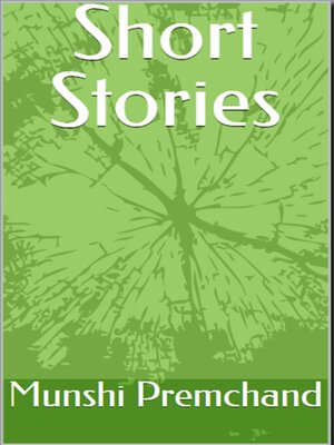 cover image of Short Stories--Munshi Premchand